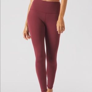 Glyder High Waist Pure Yoga Legging Merlot S